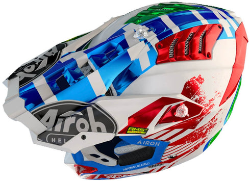 Airoh 2022 Aviator 3 Six Days Helmet - Italy 2021