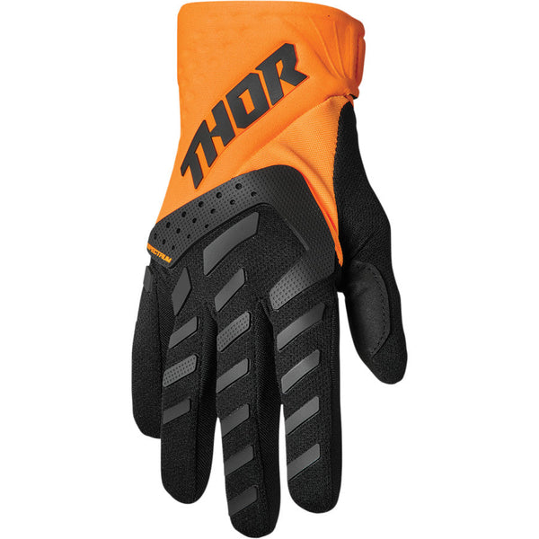Thor 2023 Youth Spectrum Gloves - Orange/Black
