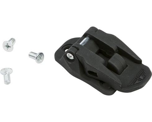 Fly Racing Maverick Boot Buckle with screws (Black)