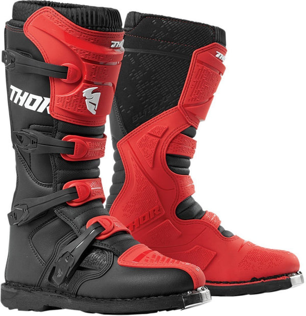 Thor 2023 Blitz XP Boots - Red/Black