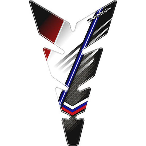 One Design Red White Blue Silver Tank Pad