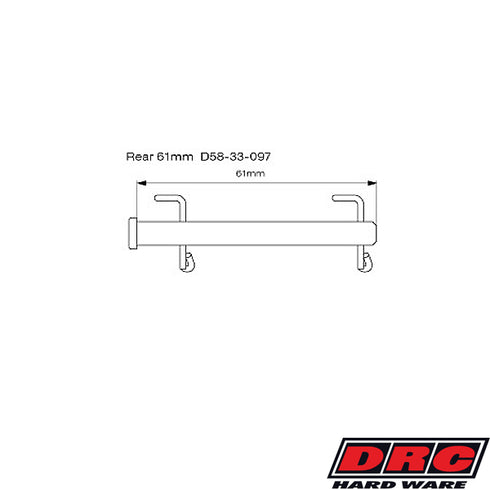 Dirt Freak Rear Brake Pin With Clip KTM/Husqvarna