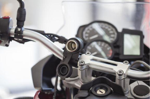 Interphone Handle Bar Mount Cigarette Lighter Socket