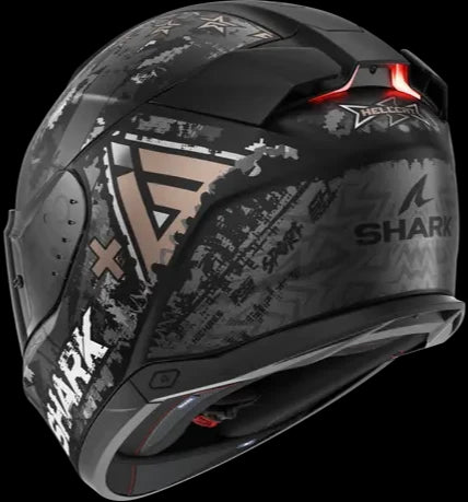 Shark Skwal i3 Hellcat Helmet - Matt KUA (Extra Dark Visor Included)