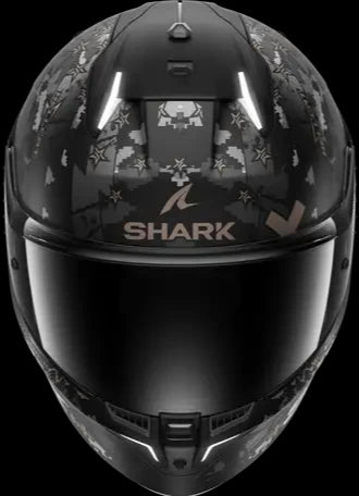 Shark Skwal i3 Hellcat Helmet - Matt KUA (Extra Dark Visor Included)