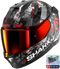 Shark Skwal i3 Hellcat Helmet - Matt KUR (Extra Red Visor Included)