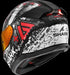 Shark Skwal i3 Hellcat Helmet - Matt KUR (Extra Red Visor Included)