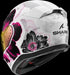 Shark D-Skwal 3 Mayfer Helmet - White/Purple/Grey WVA