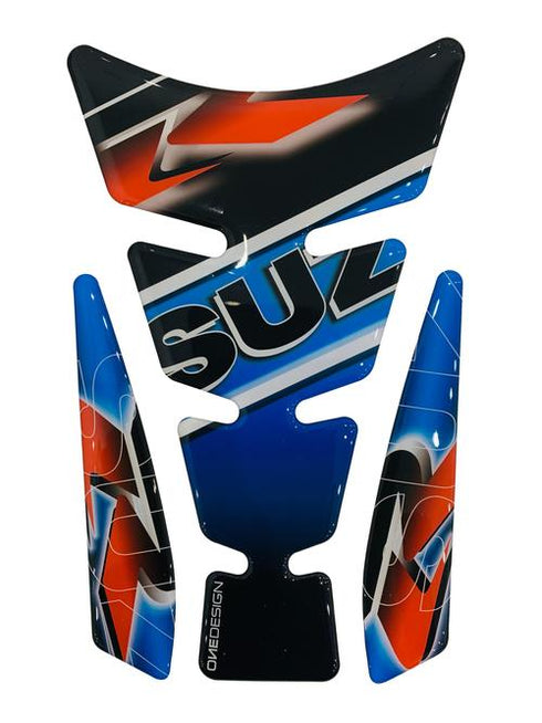 One Design Suzuki Spirit Tank Pad - Blue/Black/Red