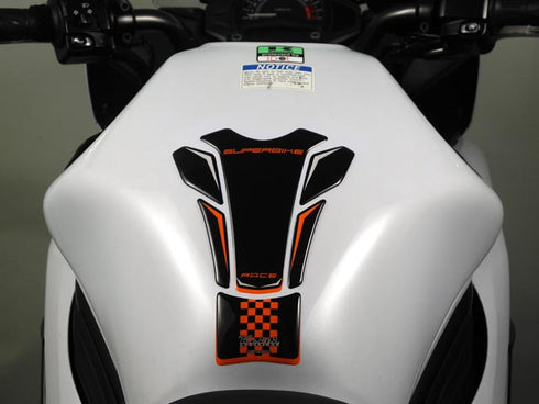 Keiti KTM Tank Pad - Black/Orange — Parts & Accessories (image 1 of 2)