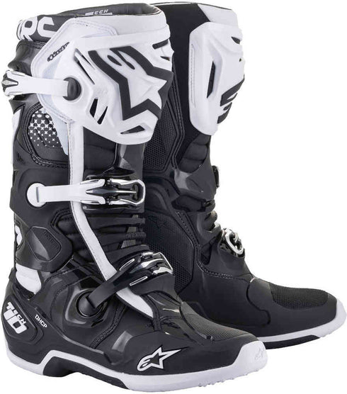 Alpinestars Tech 10 Boots - Black/White