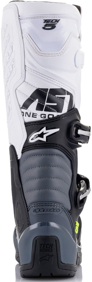 Alpinestars Tech 5 Boots - Black/Dark Grey/White