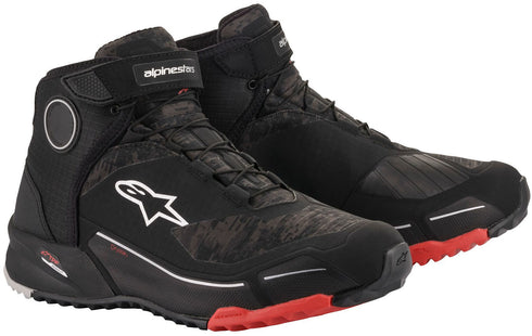 Alpinestars CR-X Drystar Riding Shoes - Black/C Red — Motorcycle Gear (image 1 of 2)