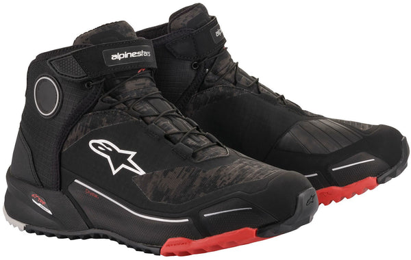 Alpinestars CR-X Drystar Riding Shoes - Black/C Red — Motorcycle Gear (image 1 of 2)