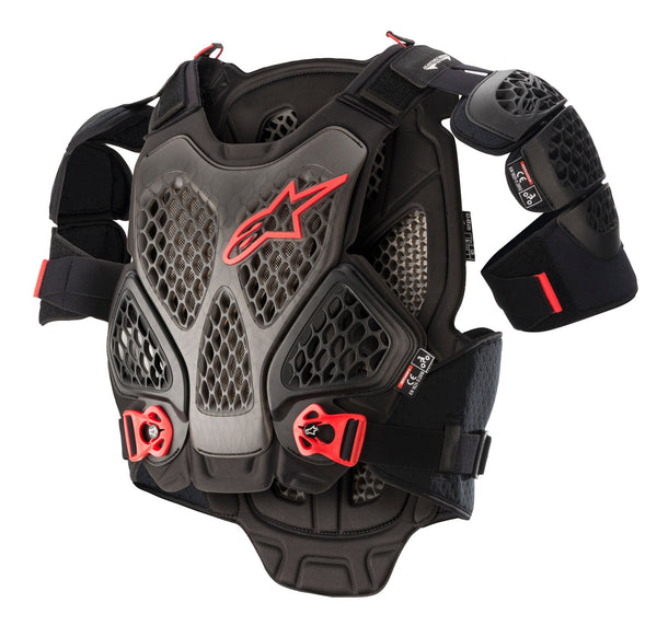 Alpinestars A-6 Chest Protector - Black/Anthracite/Red