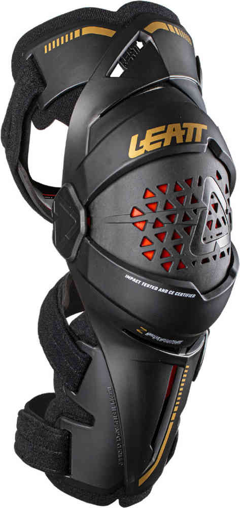 Leatt X Frame Hybrid Black Knee Braces – AT Motocross - View #8