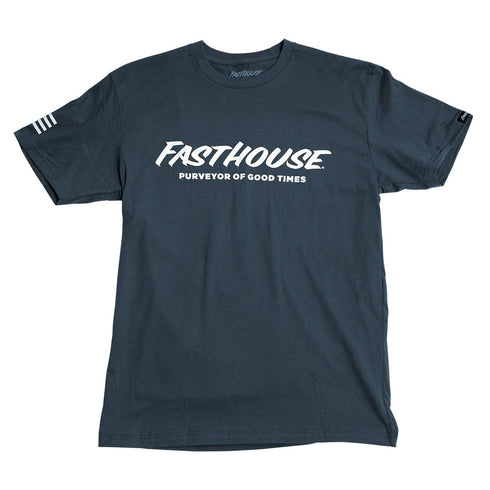 Fasthouse Mens Logo T-Shirt - Indigo