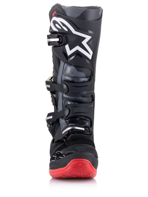 Alpinestars Tech 7 Boots - Black/Charcoal Grey/Red