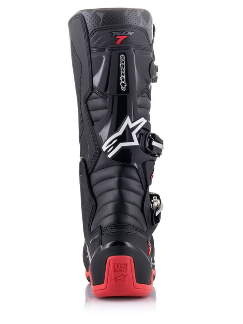 Alpinestars Tech 7 Boots - Black/Charcoal Grey/Red