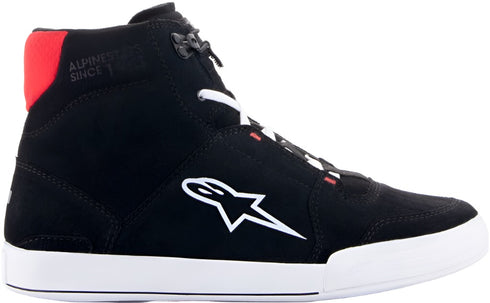 Alpinestars Chrome Shoes - Black/White/Bright Red