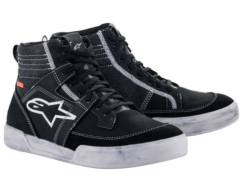 Alpinestars Ageless Riding Shoes - Black/White/Charcoal Grey