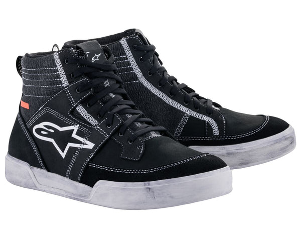 Alpinestars Ageless Riding Shoes - Black/White/Charcoal Grey