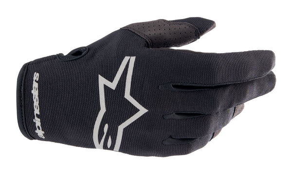 Alpinestars 2023 Radar Gloves - Black/Brushed Silver