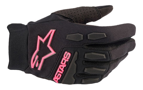 Alpinestars 2023 Stella Full Bore Ladies Gloves - Black/Pink Fluo