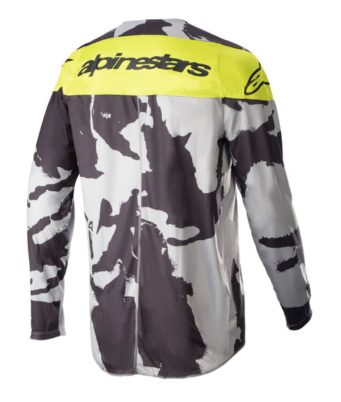 Alpinestars Racer Tactical Jersey Cast Grey Camo Yellow Fluo