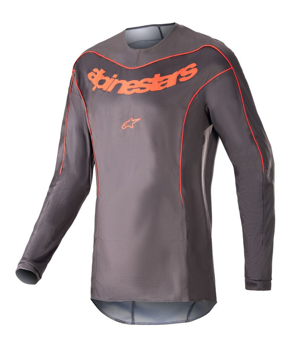 Alpinestars Fluid Lurv Jersey - Magnet/Neon Red