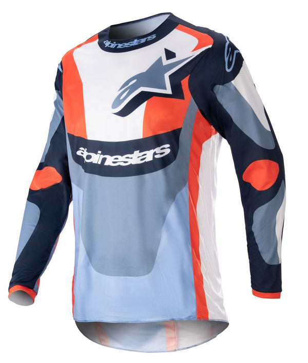 Alpinestars Fluid Agent Jersey Night - Navy/Hot Orange