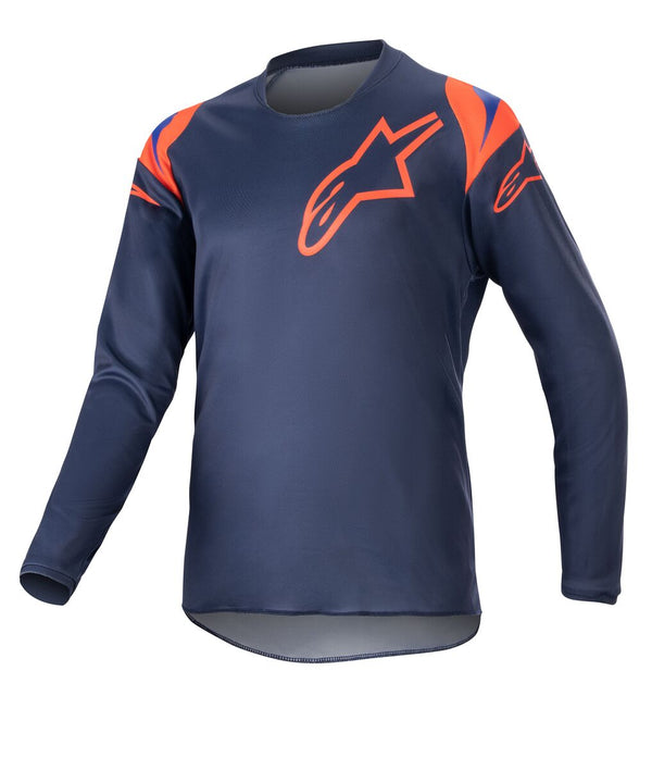 Alpinestars 2023 Youth Racer Narin Jersey Night Navy/Hot Orange