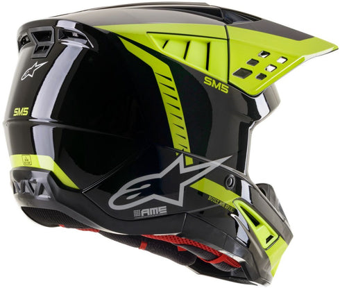 Alpinestars Supertech M5 Beam Helmet - Black/Anthracite/Yellow Fluo Gloss