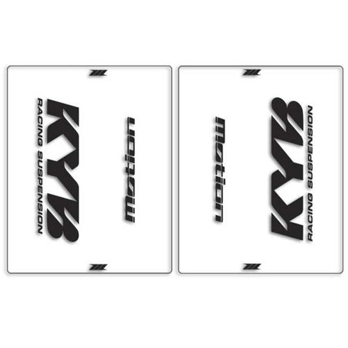 Dirt Freak Front Fork Decal KYB - Black/White