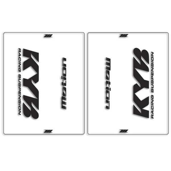 Dirt Freak Front Fork Decal KYB - Black/White