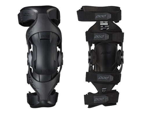 POD K4 2.0 Knee Brace Set - Graphite/Black
