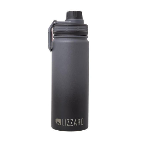 Lizzard Flask 530ml - Black Ombre (Engraved)