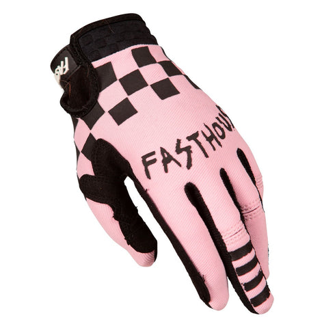 Fasthouse Speed Style Punk Youth Gloves - Black/White/Pink