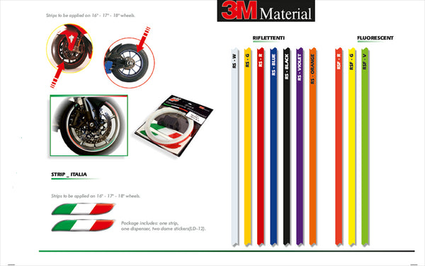 Onedesign Reflective and Fluorescent Rim Tape 7mmX6m with Applicator