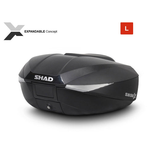 Shad SH58X Top Case - Carbon Expandable
