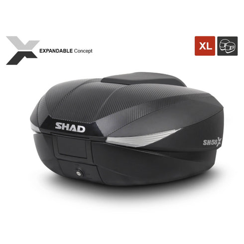 Shad SH58X Top Case - Carbon Expandable