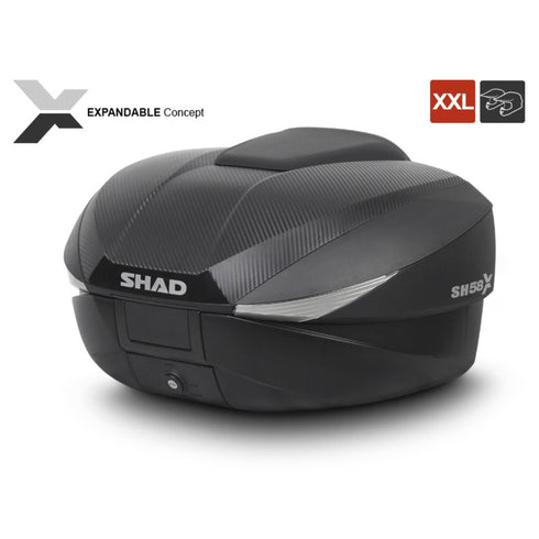 Shad SH58X Top Case - Carbon Expandable