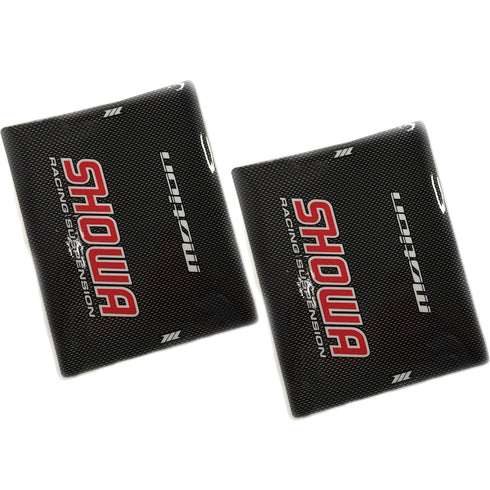 Motion F-Fork Outer Decals Carbon2 SHOWA Red/White