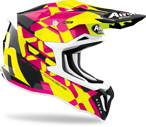 Airoh 2021 Strycker XXX Helmet - Pink Gloss