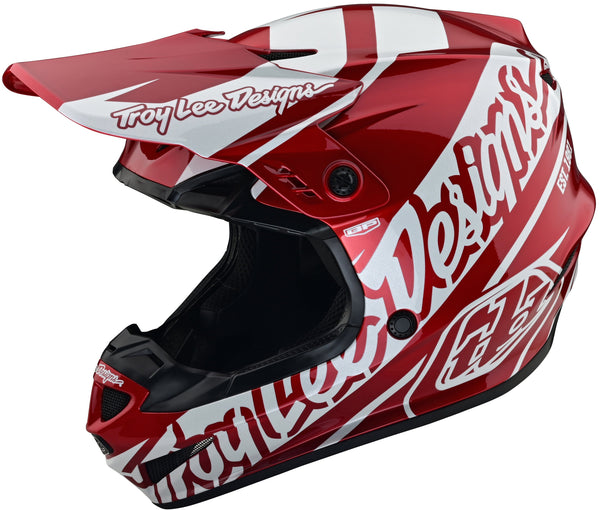 Troy Lee Designs Youth GP Slice Helmet Red/White