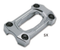 ZETA OPTION UPPER BAR CLAMP SX W:80MM