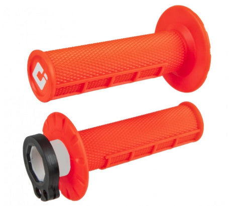 ODI Half Waffle Lock On Grips - Orange