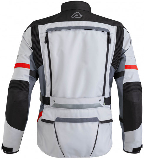 Acerbis X-Tour CE Jacket - Light Grey — Motorcycle Gear (image 3 of 3)