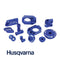 Zeta Billet Kit Husqvarna TE150 - 300 / FE250 - 501'17 Blue