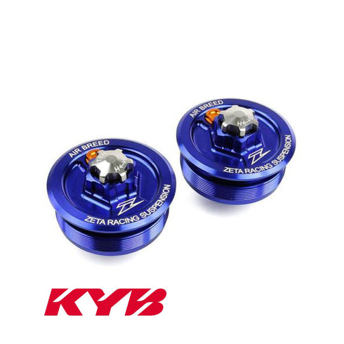Zeta Front Fork Cap KYB MX AOS (Twin Chamber) BLU